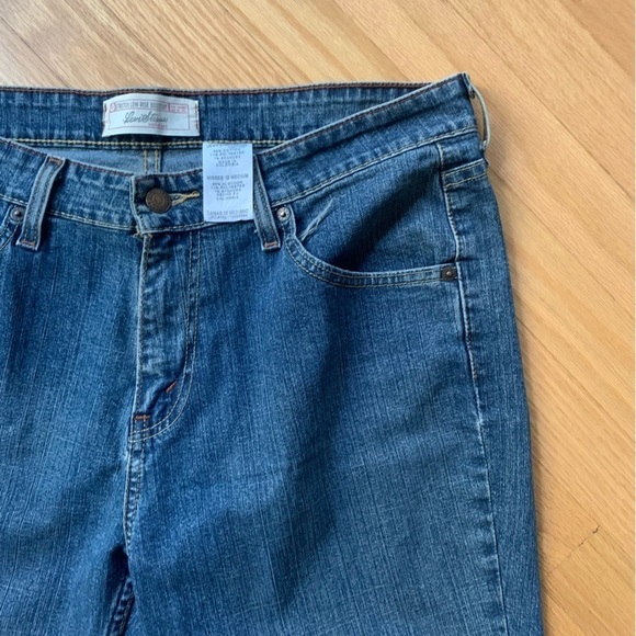 Vintage Y2K Levi Strauss Signature Stretch Low Rise Boot Cut Jeans Medium - Picture 5 of 11